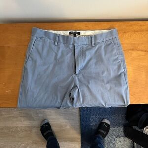 Banana Republic Men's Light Blue Flat Front Shorts